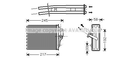 AVA QUALITY COOLING Lämmityslaitteen kenno FTA6304